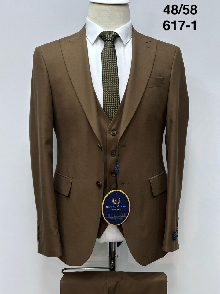 SERTAC ÖZSAN TAKIM ELBİSE CAMEL